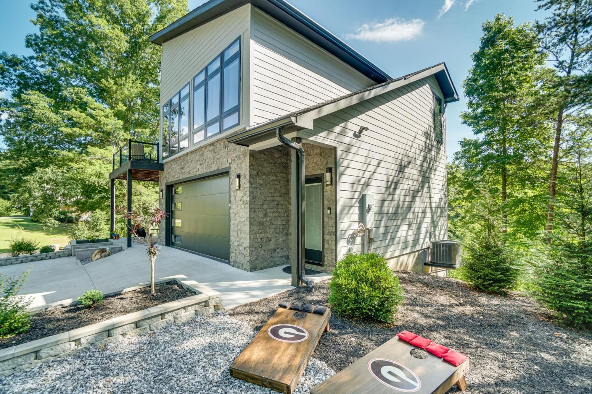 Luxury Modern Home On Golf Course With Game Room! Helen Exterior photo